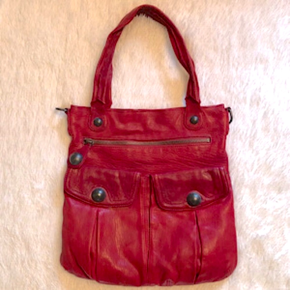 “New” Linea Pelle Leather Tote Bag For Anthropologie